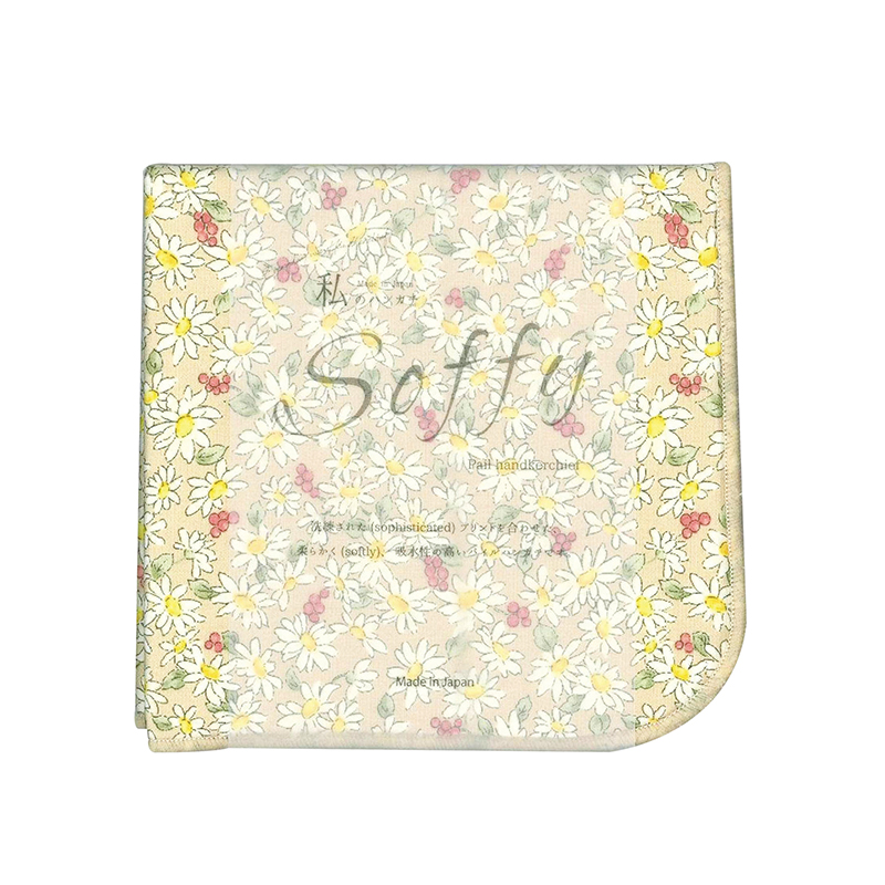 Soffy パイルハンカチ マーガレット